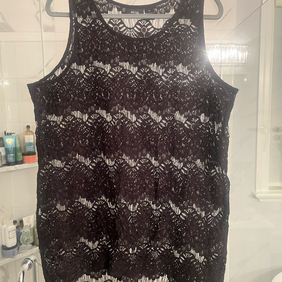 APT 9 lace tank top pool cover up size extra large - Picture 11 of 15